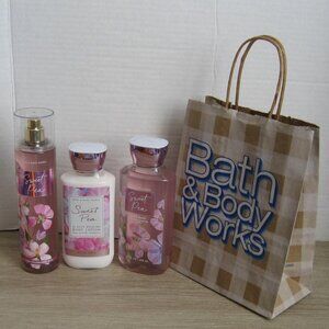 Bath & Body Works Sweet Pea Lot; Full Size Lotion, Body Mist & Shower Gel, New!